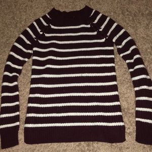 High neck sweater